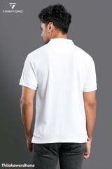 Trafford Zip Detailed Polo T Shirt