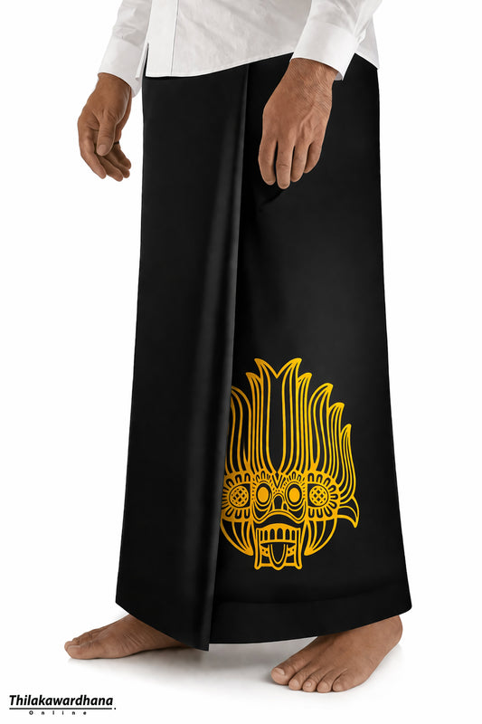 Mask Printed Cotton Sarong