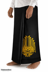 Mask Printed Cotton Sarong