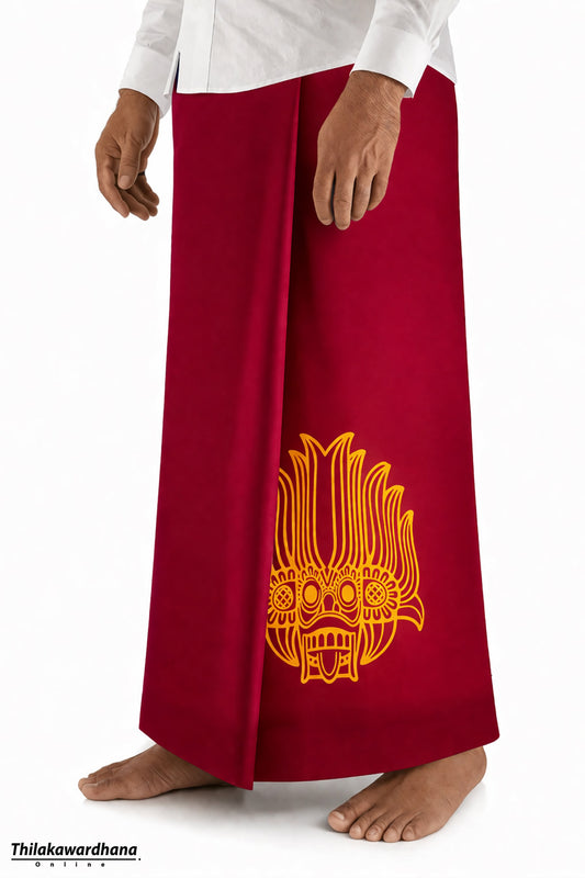 Mask Printed Cotton Sarong