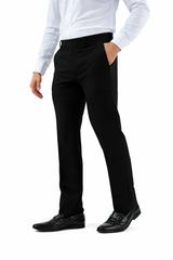 Trafford Slim Fit Formal Trouser - Black