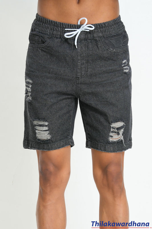 Ripped Denim Short