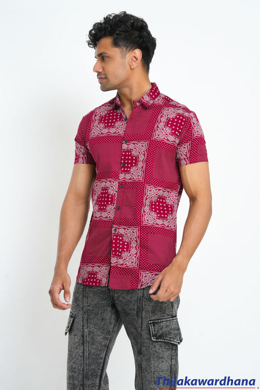 Printed Short Sleeve Shirt