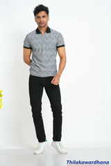 Trafford Zip Detailed Polo T Shirt