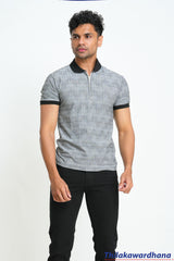 Trafford Zip Detailed Polo T Shirt