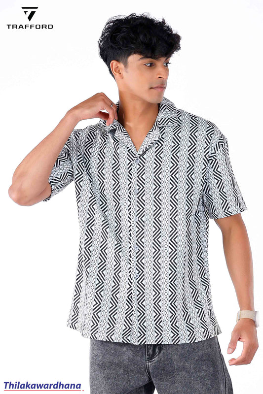 Trafford Geometric Printed Shirt