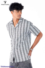 Trafford Geometric Printed Shirt