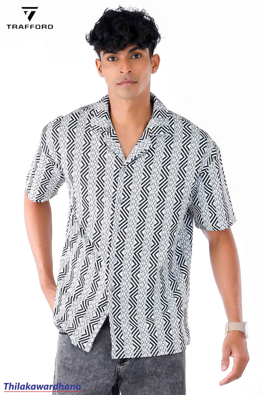 Trafford Geometric Printed Shirt