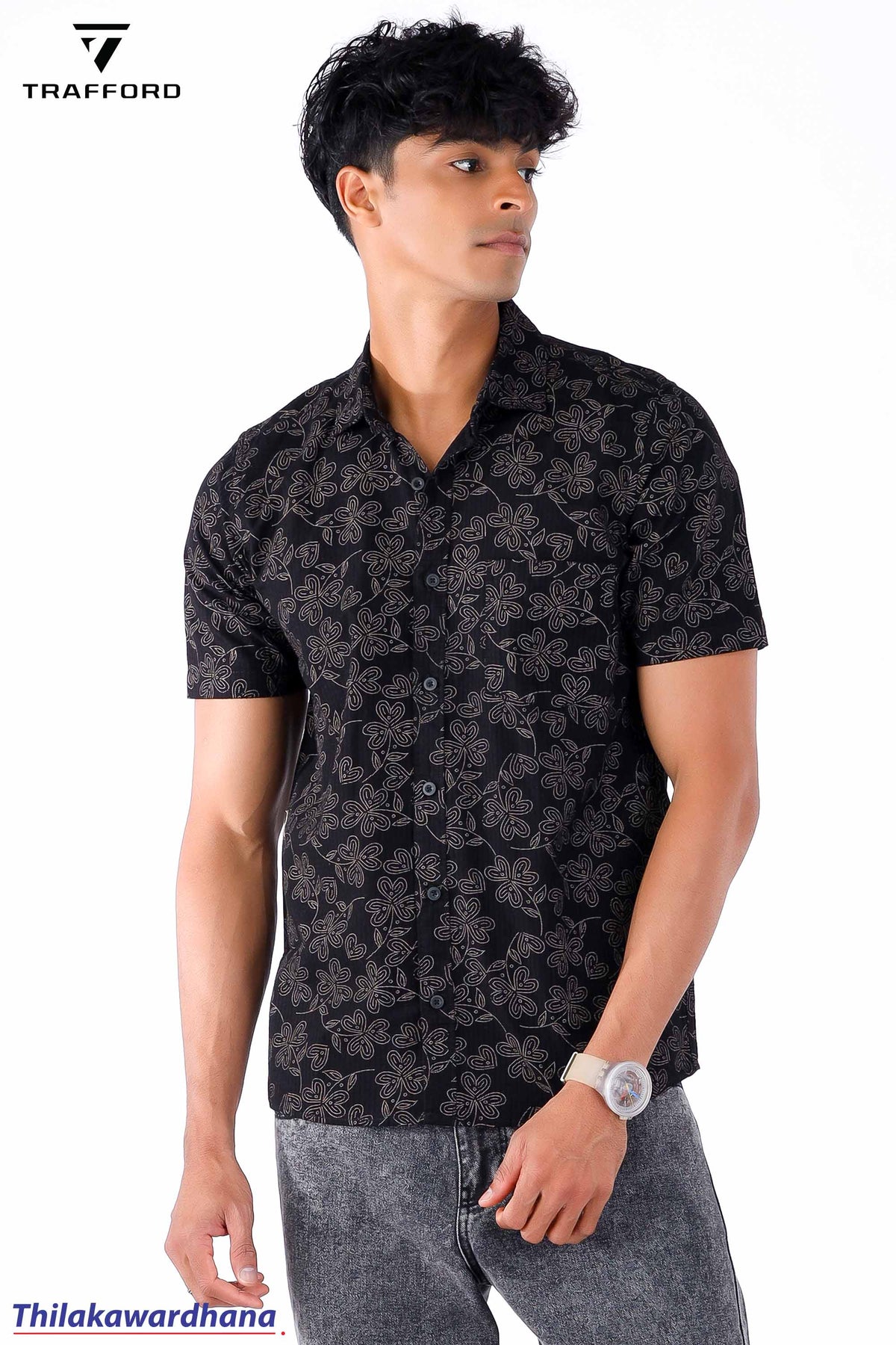 Trafford Printed Short Sleeve Shirt