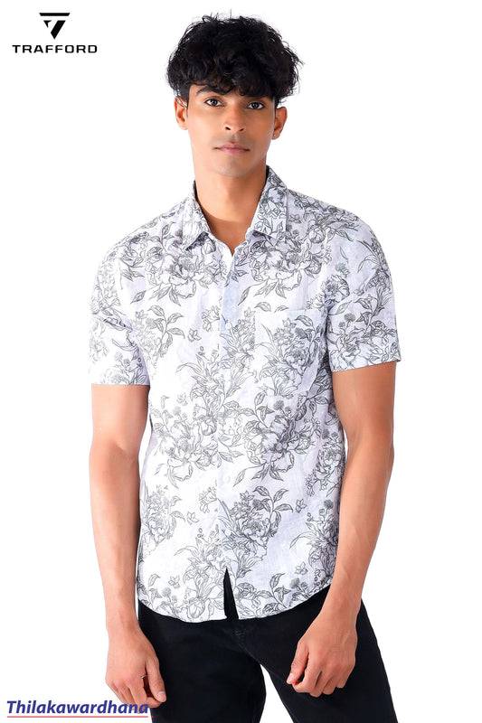 Trafford Short Sleeve Linen Shirt
