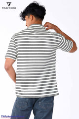 Trafford Textured Stripe Resort Shirt