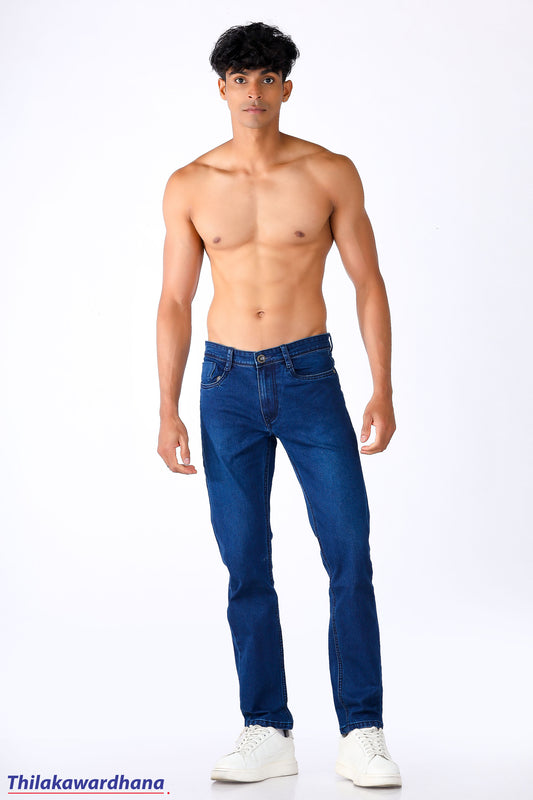Men's Dark Washed Slim Fit Jean