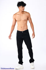Men's Slim Fit Black Jean