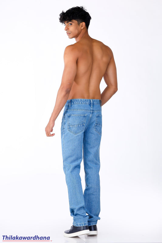 Men's Slim Fit Light Washed Jean