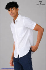 Trafford Short Sleeve Linen Shirt