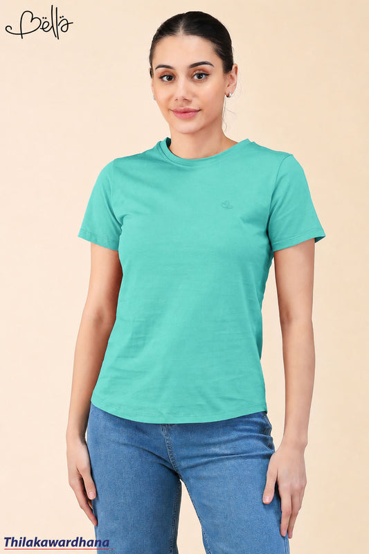 Bella Crew Neck Basic T Shirt