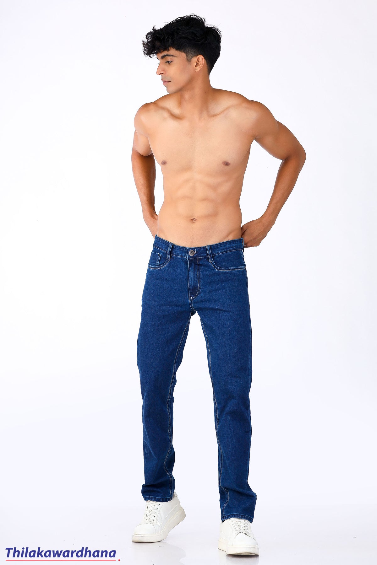 Men's Dark Washed Slim Fit Jean