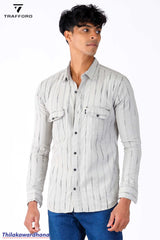 Double Pocket Detailed Long Sleeve Shirt