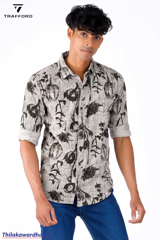 Long Sleeve Printed Shirt