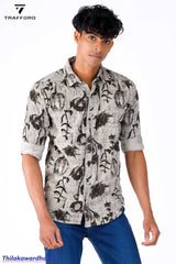 Long Sleeve Printed Shirt
