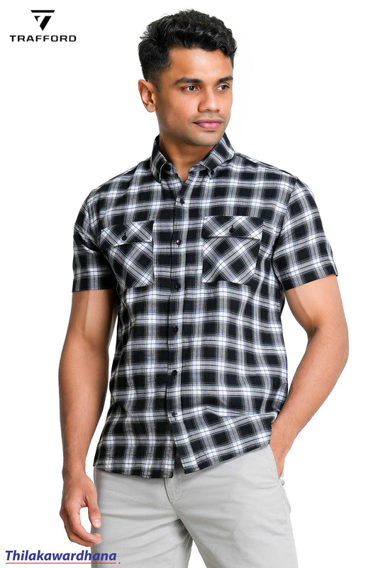Trafford Urban Check Casual Shirt