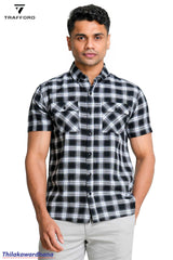 Trafford Urban Check Casual Shirt