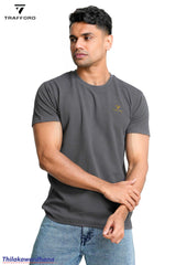 Trafford Textured Crew Neck T Shirt