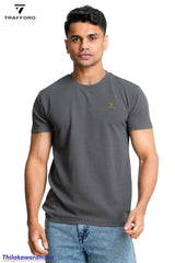 Trafford Textured Crew Neck T Shirt