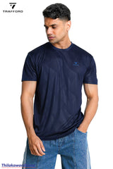 Trafford Textured Crew Neck T Shirt