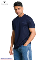 Trafford Textured Crew Neck T Shirt