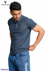 Dodge Modern Heathered Polo T Shirt