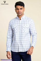 Trafford Long Sleeve Checked Shirt