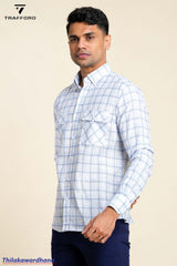 Trafford Long Sleeve Checked Shirt