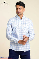 Trafford Long Sleeve Checked Shirt