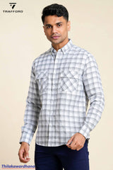 Trafford Long Sleeve Checked Shirt