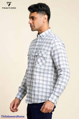 Trafford Long Sleeve Checked Shirt