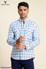 Trafford Long Sleeve Checked Shirt