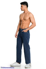 Dark Washed Regular Fit Jean