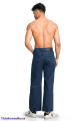 Dark Washed Regular Fit Jean