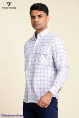 Trafford Long Sleeve Checked Shirt