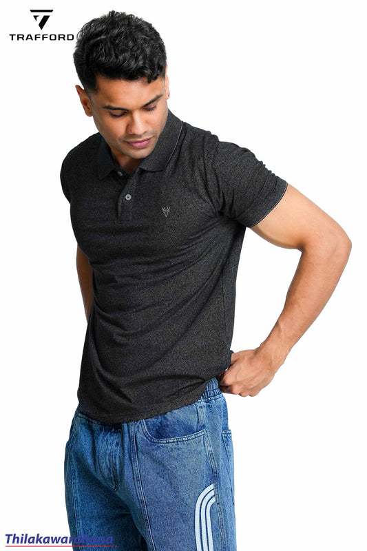 Dodge Modern Heathered Polo T Shirt