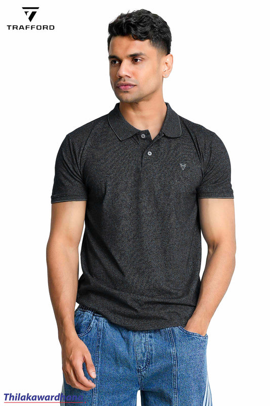Dodge Modern Heathered Polo T Shirt