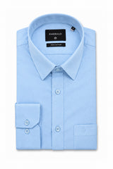 Emerald Formal Slim Fit Long Sleeve Shirt - Blue Baby
