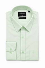 Emerald Formal Slim Fit Long Sleeve Shirt - Green