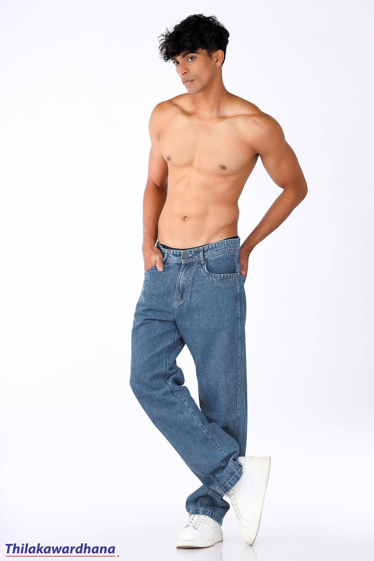 Men's Light Washed Regular Fit Jean