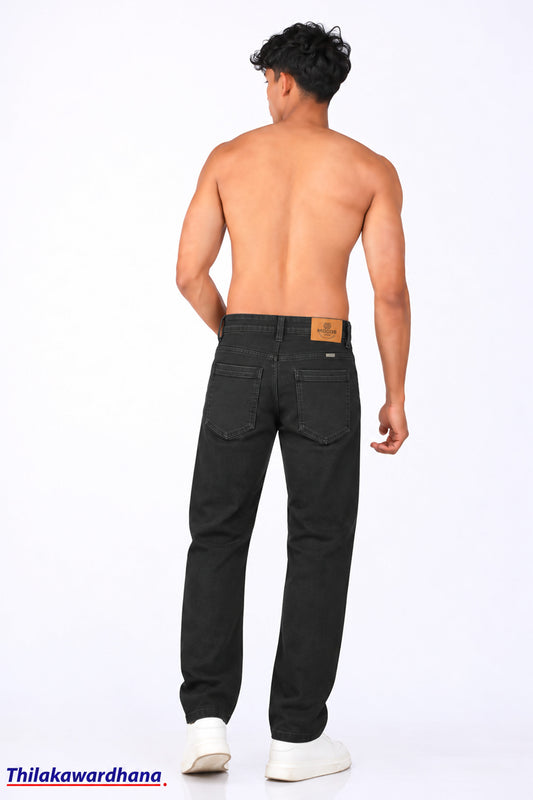 Men's Regular Fit Black Jean