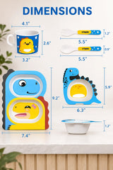 Baby Dinner Set Dishes 5 pcs (Dragon)