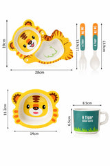 Baby Dinner Set Dishes 5 pcs (Tiger)