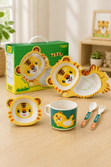 Baby Dinner Set Dishes 5 pcs (Tiger)