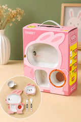 Baby Dinner Set Dishes 5 pcs (Rabbit)
